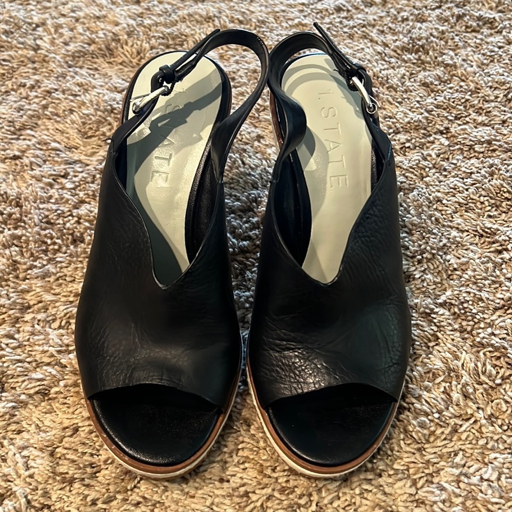 1 State Gemma wedge heel size 7 #62